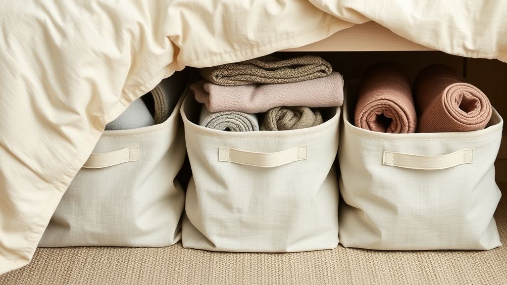 Fabric Bins for Soft Items