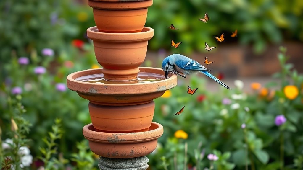 Stacked Flowerpot Stand