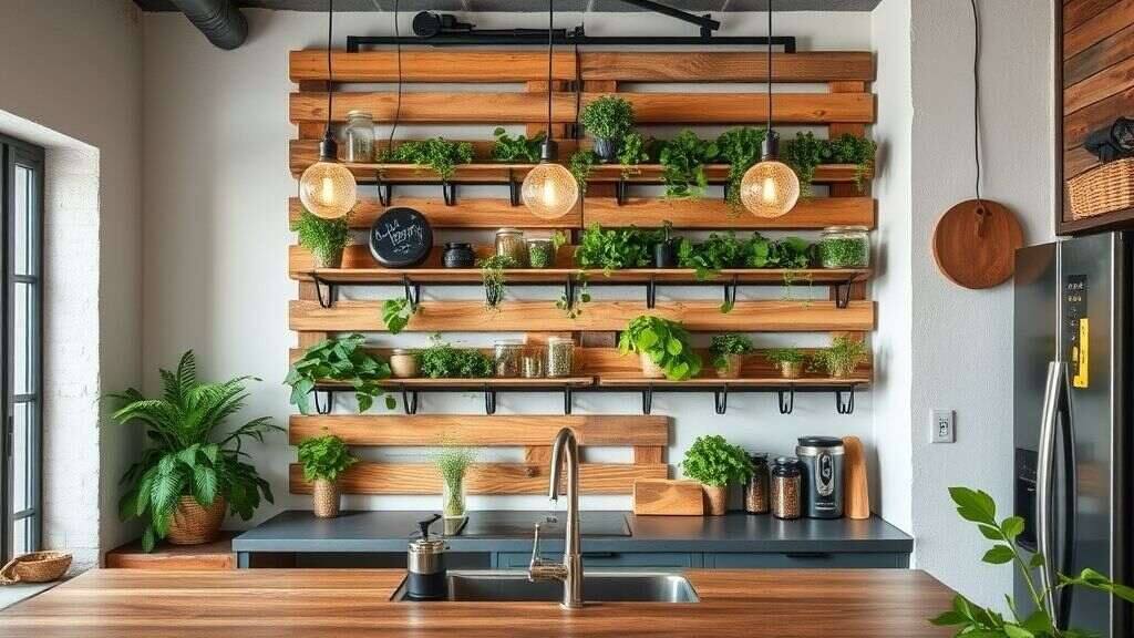Stylish Design Ideas for Herb Walls