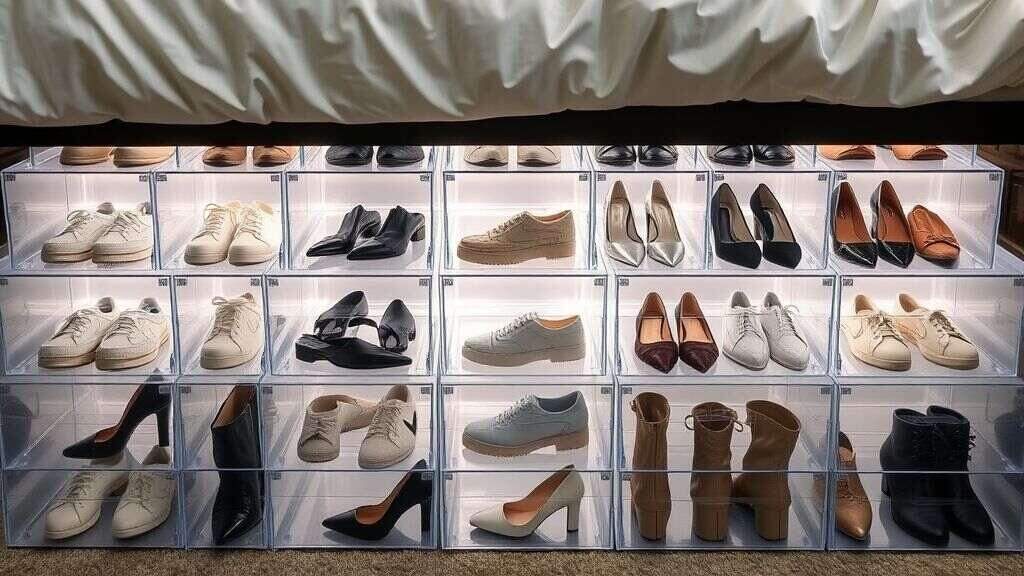 Transparent Shoe Boxes
