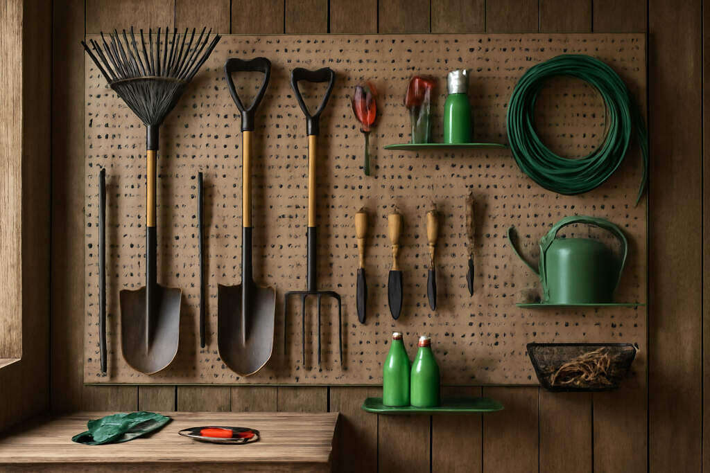 Garden Tools Storage Hacks