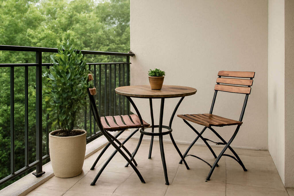 Install a Small Bistro Set