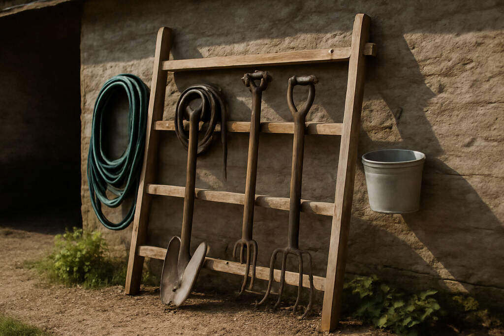 Repurpose an Old Wooden Ladder