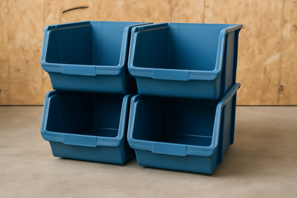 Stackable Plastic Bins