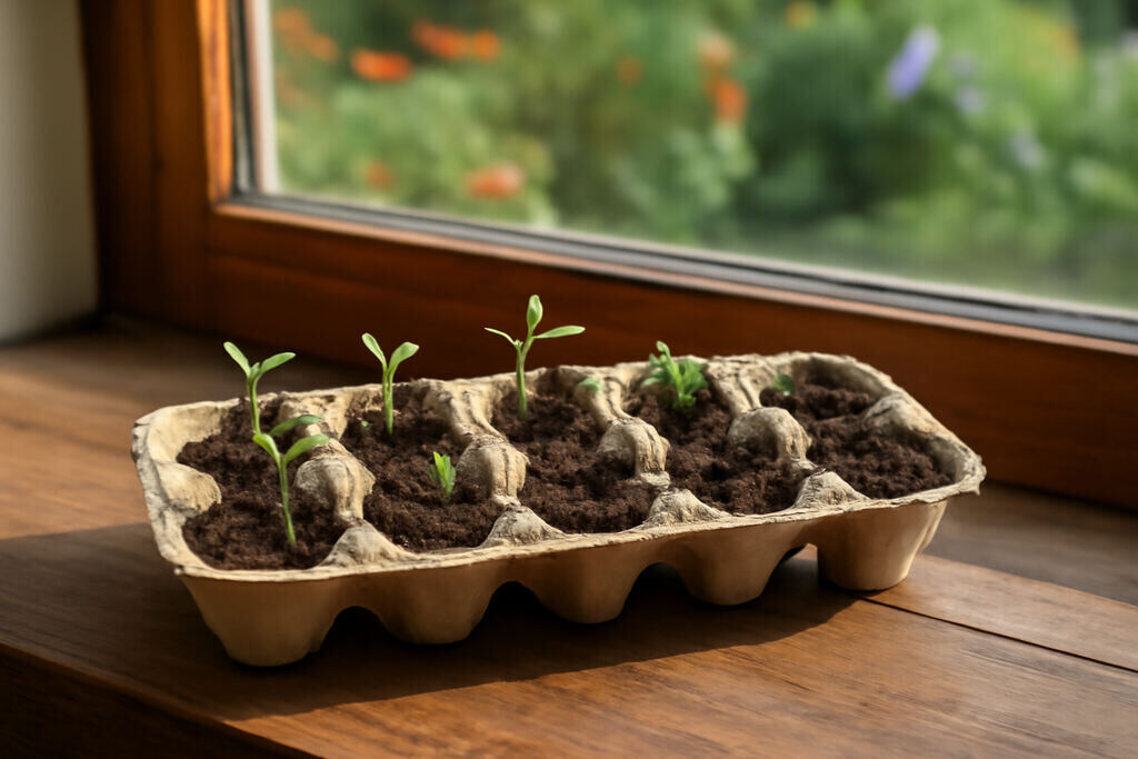 Start Seeds in an Egg Carton