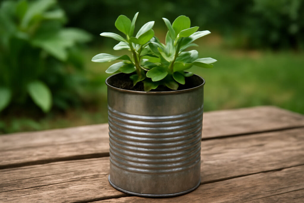 Turn Old Containers into Unique Planters