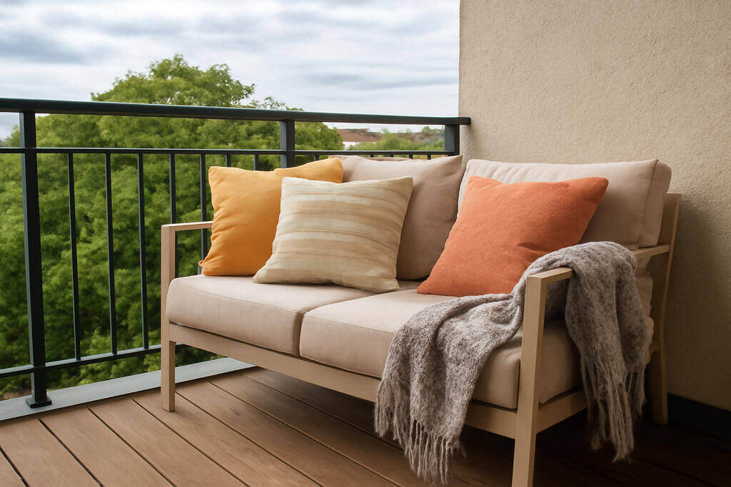 Use Cushions and Throws for Comfort