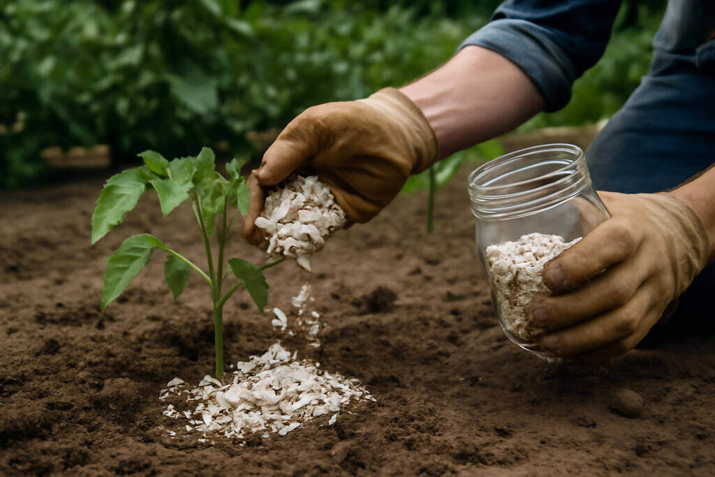 Use Eggshells to Prevent Blossom End Rot