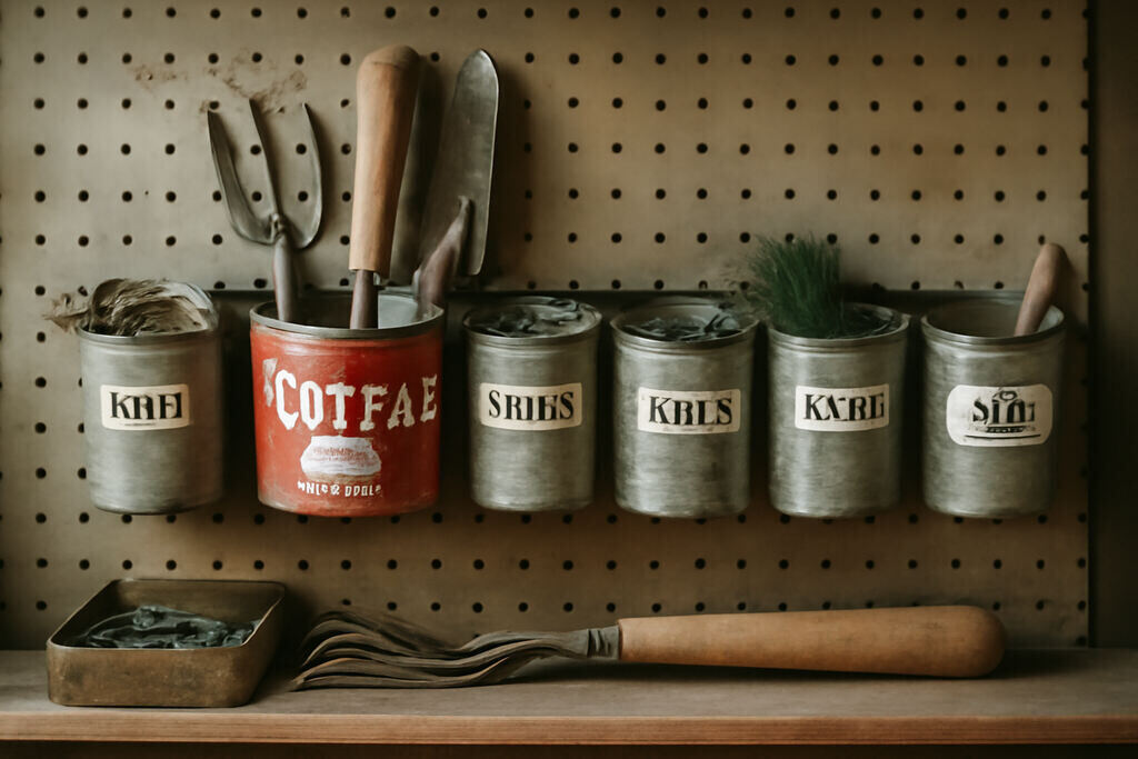 Use Old Tins for Smaller Tools