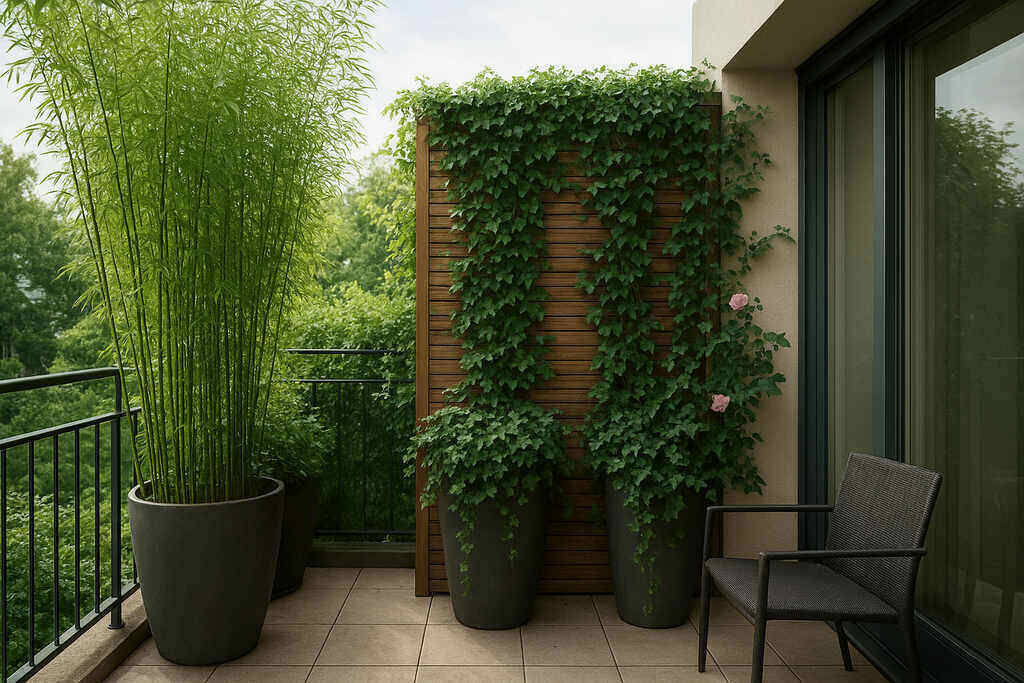Use Planters for Privacy