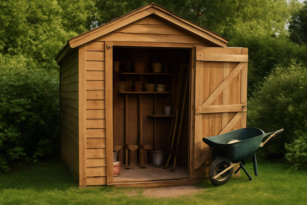 Use a Garden Tool Shed
