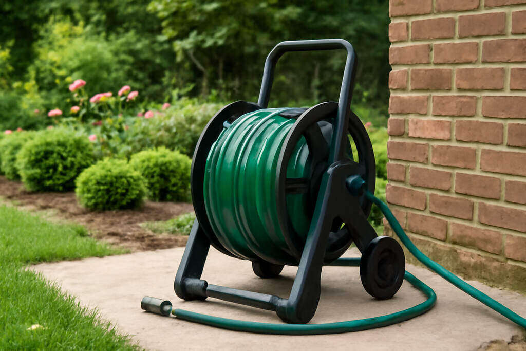 Use a Hose Reel for Neat Storage